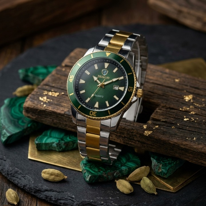 Premium Men's Stainless Steel Quartz Watch