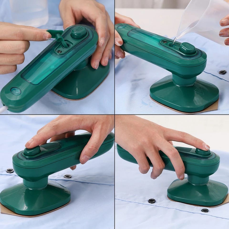 800 Watt Steam Iron Powerful Performance Smooth Glide
